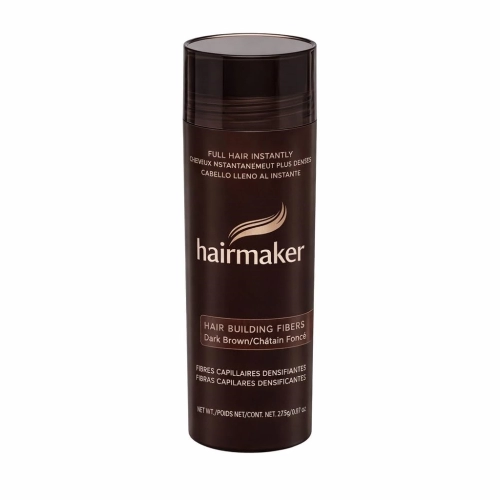 Hair Maker Premium Keratin Rambut Building Fibers - Black, 27.5g
